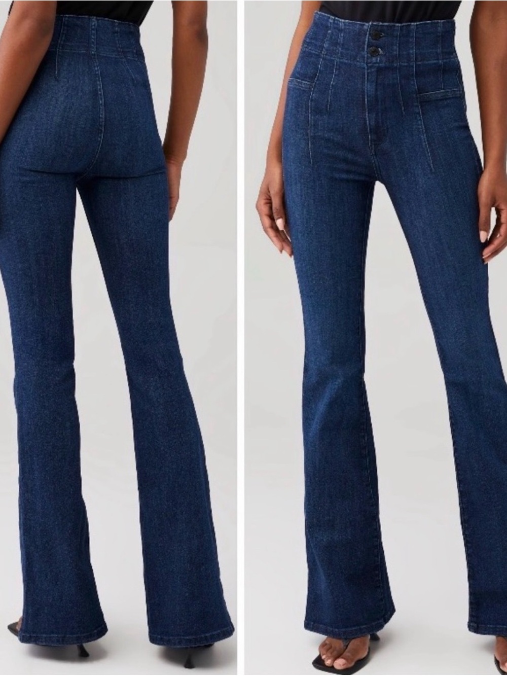 Free People We the Free Jayde Flare Ultra High Rise Jeans Womens 24 x32